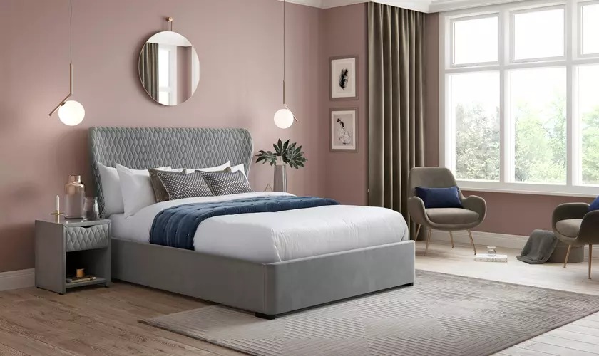 Pink and grey bedroom ideas to inspire you